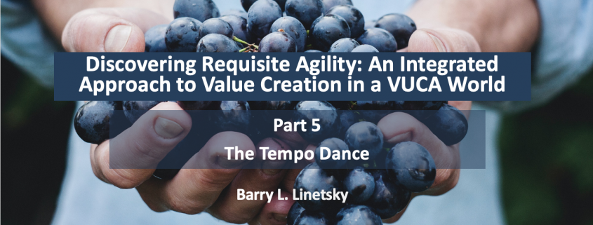 Discovering Requisite Agility: The Tempo Dance